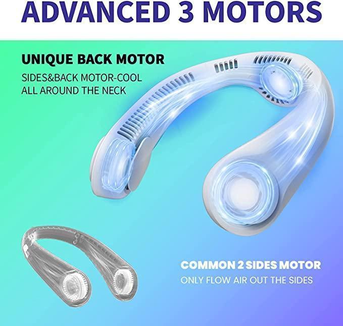 "CoolFlow Neck Fan" – Stay Fresh Anytime, Anywhere! ❄️🌬️