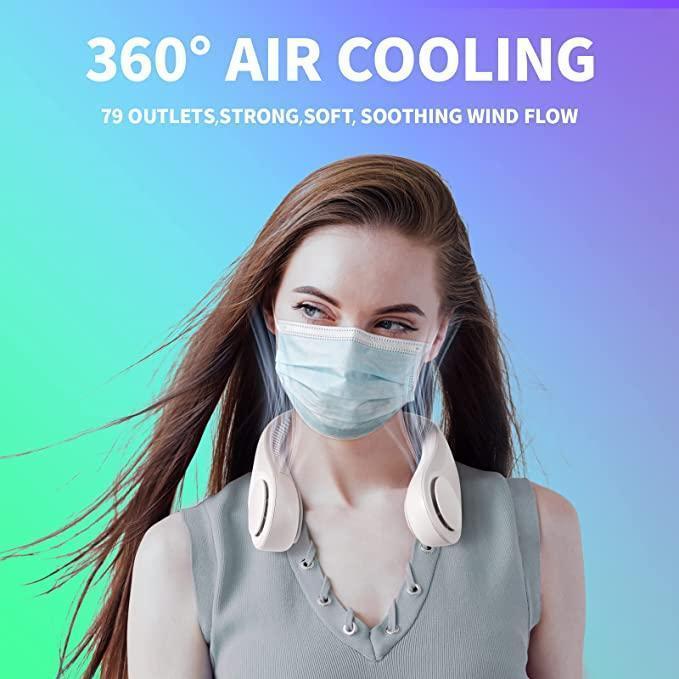 "CoolFlow Neck Fan" – Stay Fresh Anytime, Anywhere! ❄️🌬️